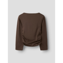 NAME IT Langærmet Bluse Nabella Chocolate Brown