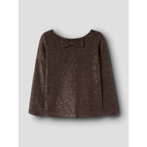 NAME IT Glimmer Bluse Ditsia Hot Fudge