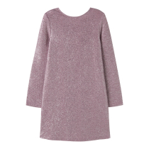 NAME IT Glimmer Kjole Ditsa Mauve Shadows