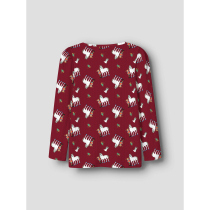 NAME IT Bluse Okka Pippi Red Dahlia