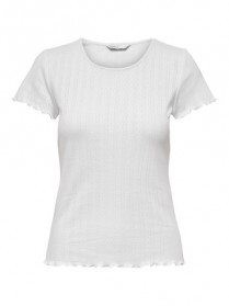 ONLY Hulmønster T-shirt Carlotta White