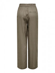 Only High Waist Hør Bukser Tokyo Brindle