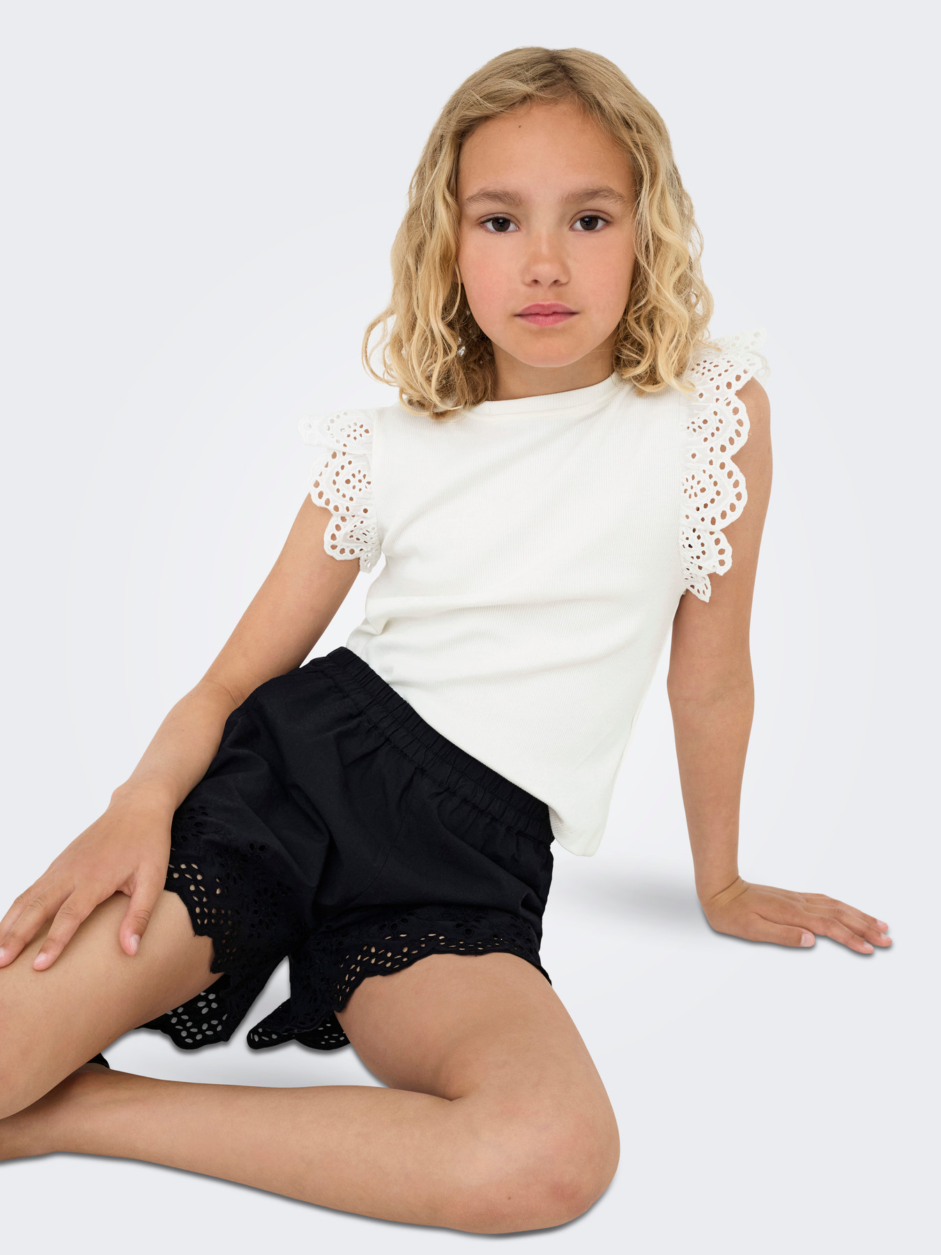 ONLY KIDS Blonde Top Drea Cloud Dancer