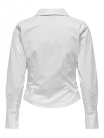 ONLY Wrap Skjorte Fransi Bright White