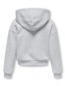 ONLY KIDS Zip Hoodie Kogfave Light Grey Melange