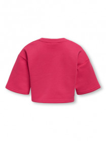 ONLY KIDS Kort Sweat T-shirt Fave Raspberry