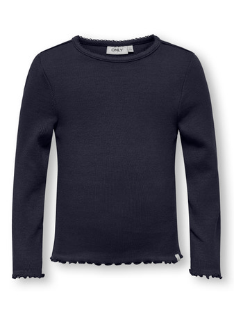 ONLY KIDS Rib Bluse Trinny Night Sky