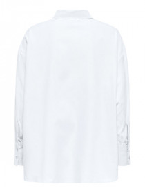 ONLY Oversize Oxford Skjorte Lina Bright White
