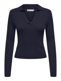 ONLY Rib Poloshirt Kaya Night Sky