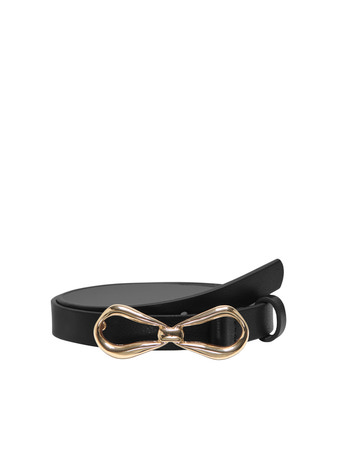 ONLY KIDS Bælte Kogfine Black Gold Bow Buckle