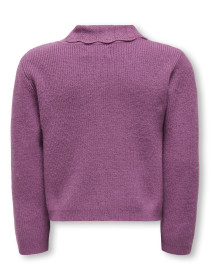 ONLY KIDS Krave Cardigan Kayakatia Argyle Purple Pearls