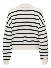 ONLY Strik Poloshirt Lucy Black And White
