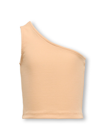 ONLY KIDS One Shoulder Top Kognessa Caramel Cream