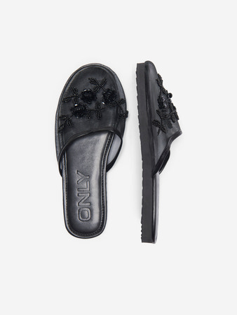 Only Mesh Slippers Rio Bling - Black