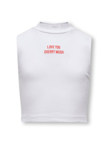 ONLY KIDS Top Linea Bright White 