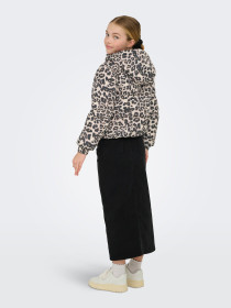ONLY KIDS Puffer Jakke Kogdalia Silver Mink Leo