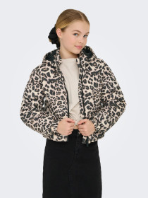 ONLY KIDS Puffer Jakke Kogdalia Silver Mink Leo