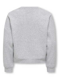 ONLY KIDS Oversize Sweatshirt Kogsweat Light Grey Melange