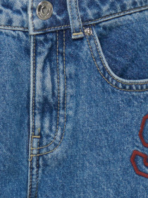 ONLY KIDS High Waist Wide Jeans College Medium Blue Denim