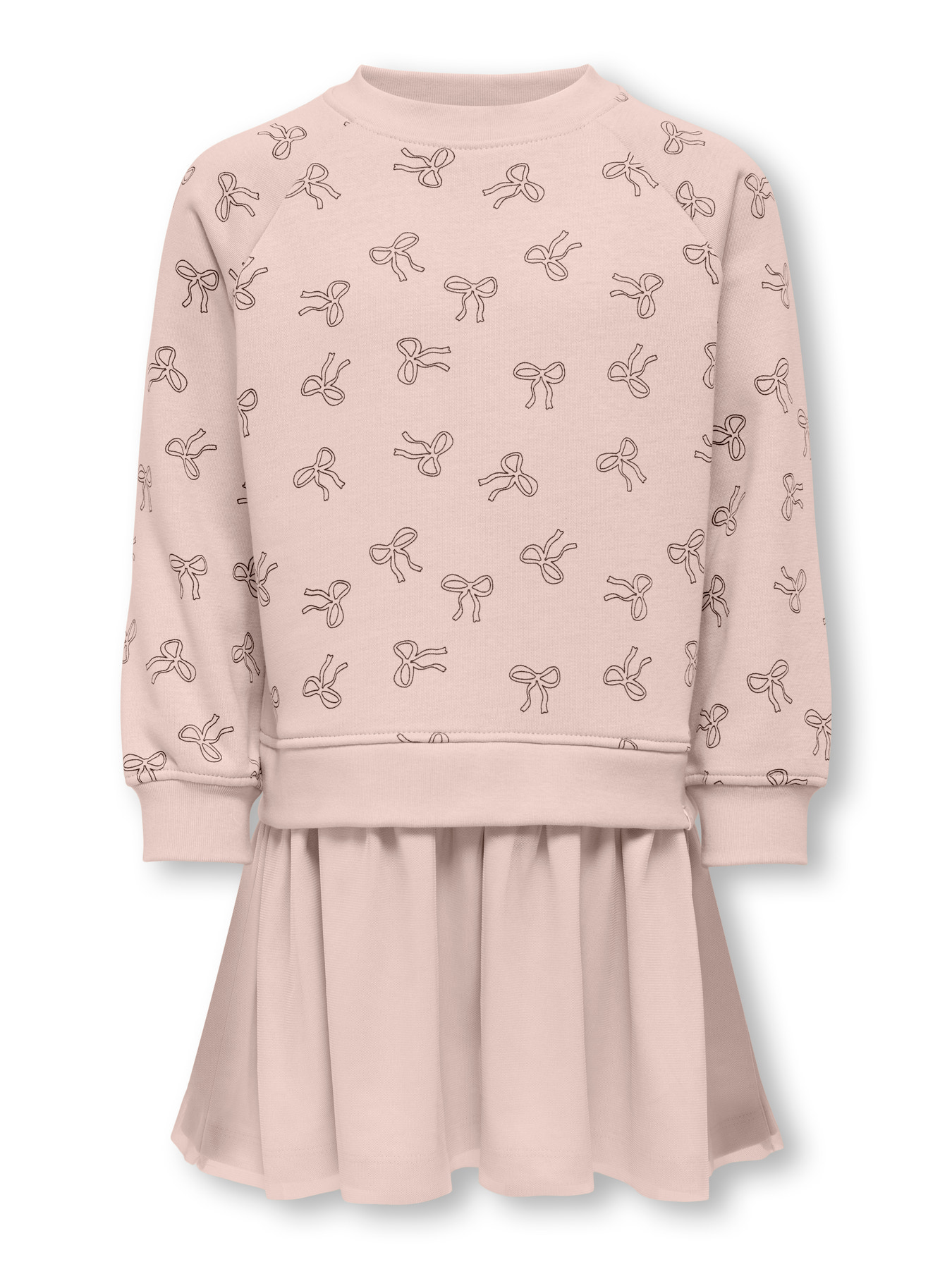 ONLY KIDS Sweat Tyl Kjole Bowie Rose Smoke