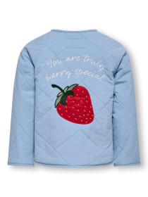 ONLY KIDS Quilted Jakke Rosalina Soft Chambray