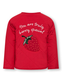 ONLY KIDS Quilted Jakke Rosalina Barbados Cherry 