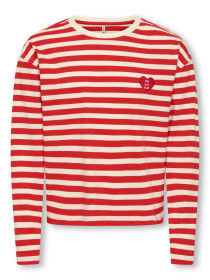 ONLY KIDS Bluse Livina Risk Red