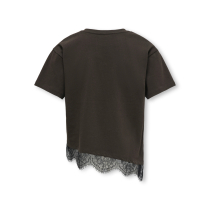 ONLY KIDS T-shirt Kamil Assymetric Chocolate Torte