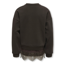 ONLY KIDS Sweatshirt Swanna Coffee Bean 