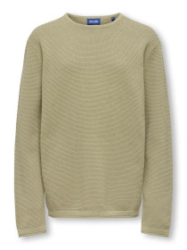 ONLY & SONS Striktrøje Panter Chinchilla