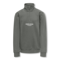 ONLY & SONS Sweatshirt Half Zip Curated Castor Gray