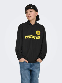 ONLY & SONS Fodbold Trøje Zidan Black Grey Pin