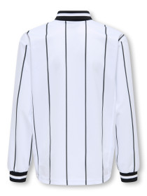 ONLY & SONS Fodbold Trøje Zidan Bright White Black Stripes