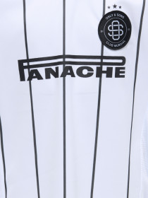 ONLY & SONS Fodbold Trøje Zidan Bright White Black Stripes