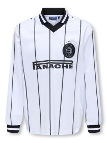 ONLY & SONS Fodbold Trøje Zidan Bright White Black Stripes