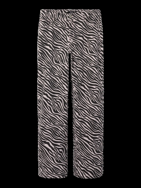 LMTD Zebra Wide Jeans Pink Marshmallow