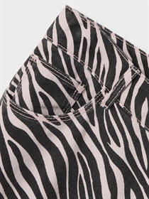 LMTD Zebra Wide Jeans Pink Marshmallow 