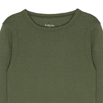 BIRKHOLM Rib Bluse Army Grøn