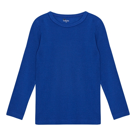 BIRKHOLM Rib Bluse Kobolt Blå
