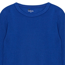 BIRKHOLM Rib Bluse Kobolt Blå