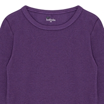 BIRKHOLM Rib Bluse Vindrue Lilla