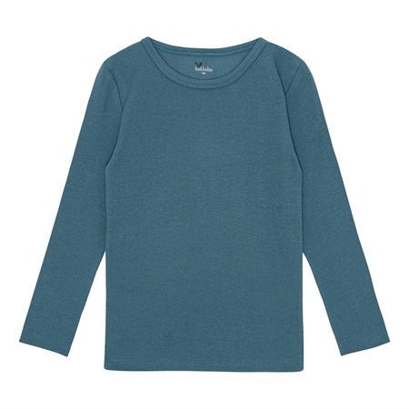 Birkholm Rib Bluse - Petroleum Blå