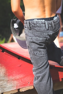 BIRKHOLM Jeans Straight Fit Mørk Grå