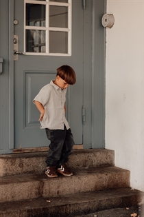BIRKHOLM Jeans Tapered Fit Grå