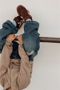 BIRKHOLM Jeans Straight Fit Vintage Blå