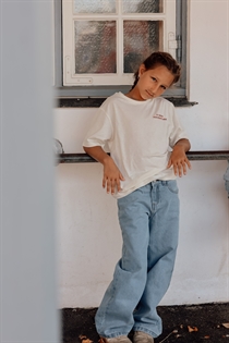 BIRKHOLM Brede Jeans Lys Blå