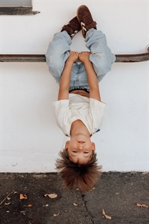 BIRKHOLM Jeans Tapered Fit Lys Blå