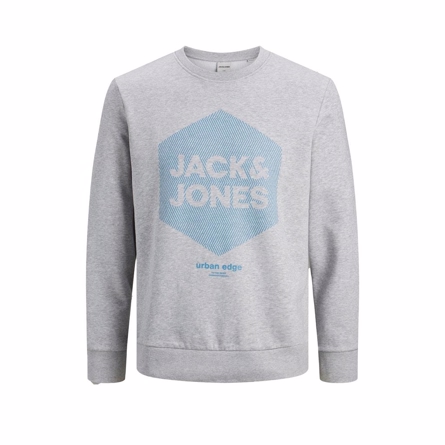 JACK & JONES Sweatshirt Larsen Grey