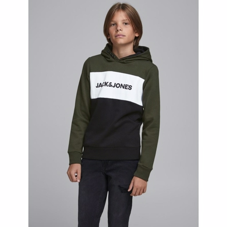 JACK & JONES Sweat Hoodie Logo Forrest Night