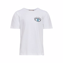 ONLY KIDS Pufærme Tee Nora White